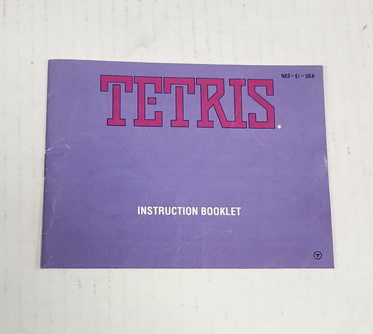 Lot 081: Tetris Manual - NES