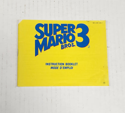 Lot 082: Super Mario Bros 3 Manual - NES