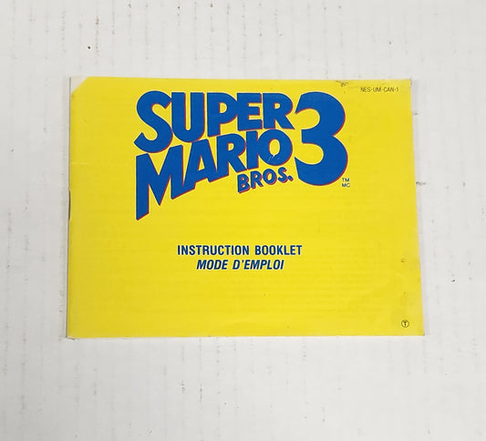 Lot 082: Super Mario Bros 3 Manual - NES