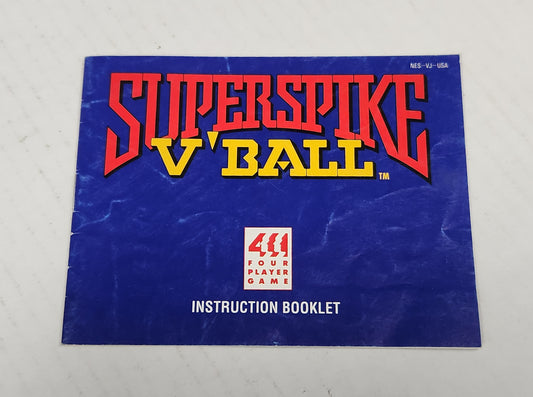 Lot 115: Superspike V'Ball Manual - NES