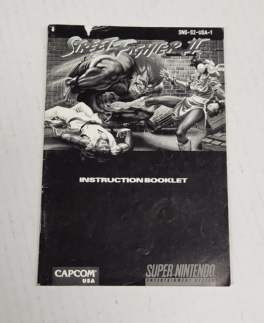 Lot 116: Street Fighter II Manual - SNES