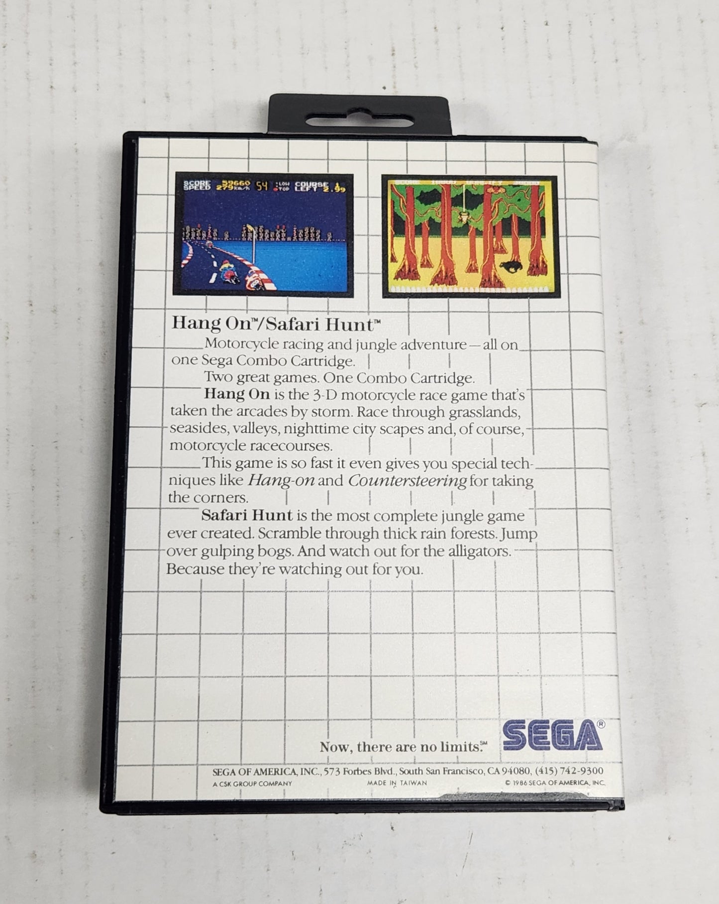 Lot 084: Hang On & Safari Hunt - Master System
