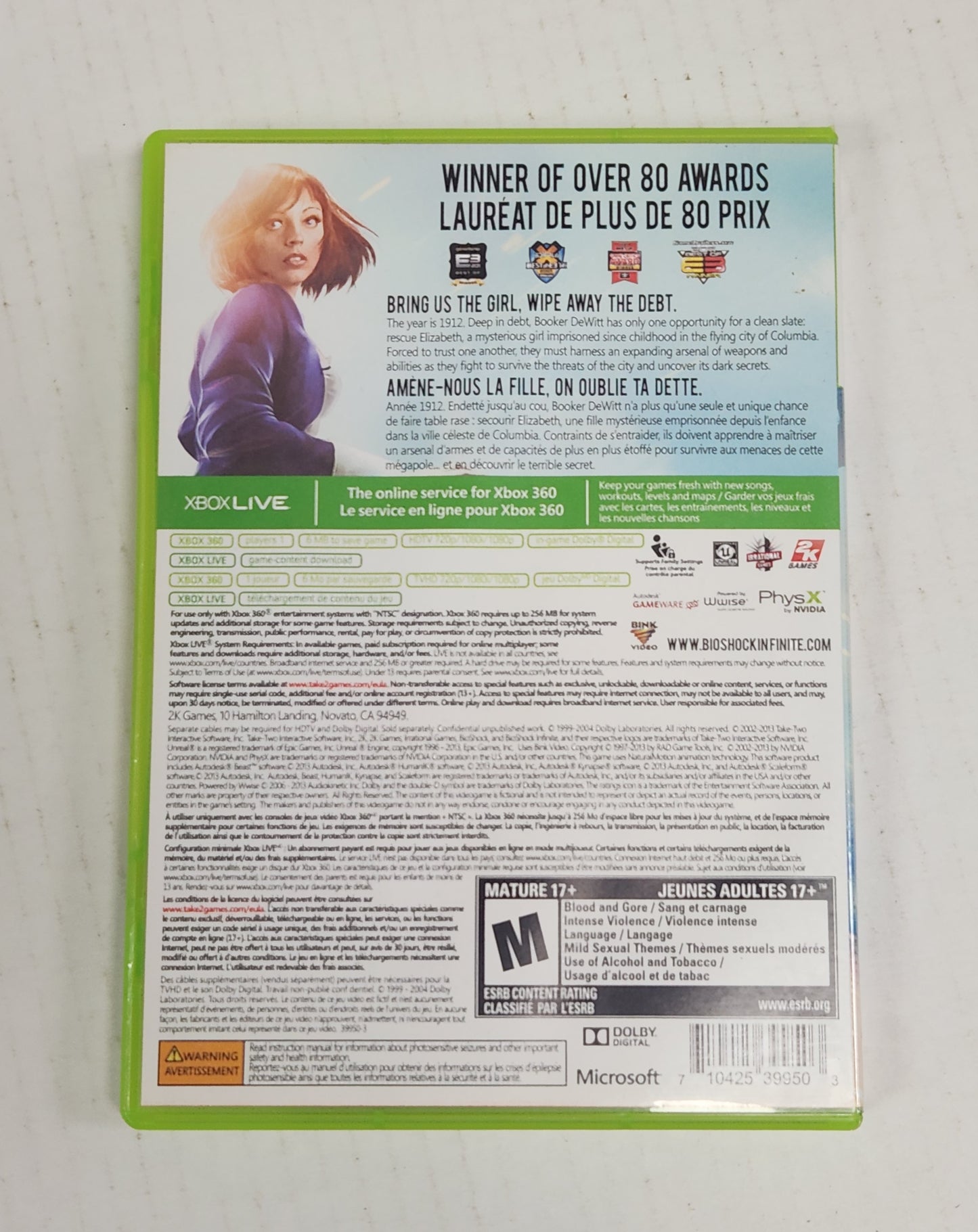Lot 046: Bioshock Infinite - XBox 360