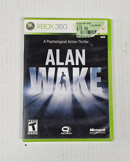 Item 045: Alan Wake - XBox 360