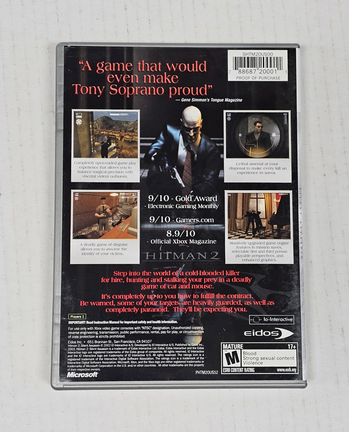 Item 047: Hitman 2 - XBox