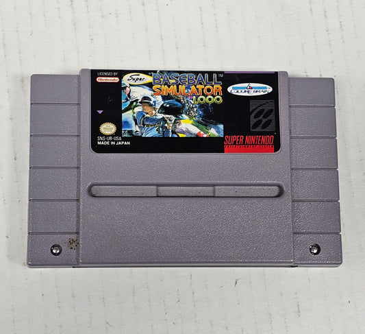 Item 083: Super Baseball Simulator 1000 - SNES