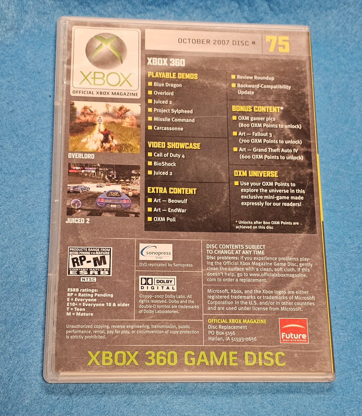 Thing 073: XBox 360 Demo Disc 75