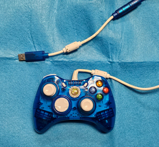 Thing 106: Blue Rock Candy XBox 360 Controller