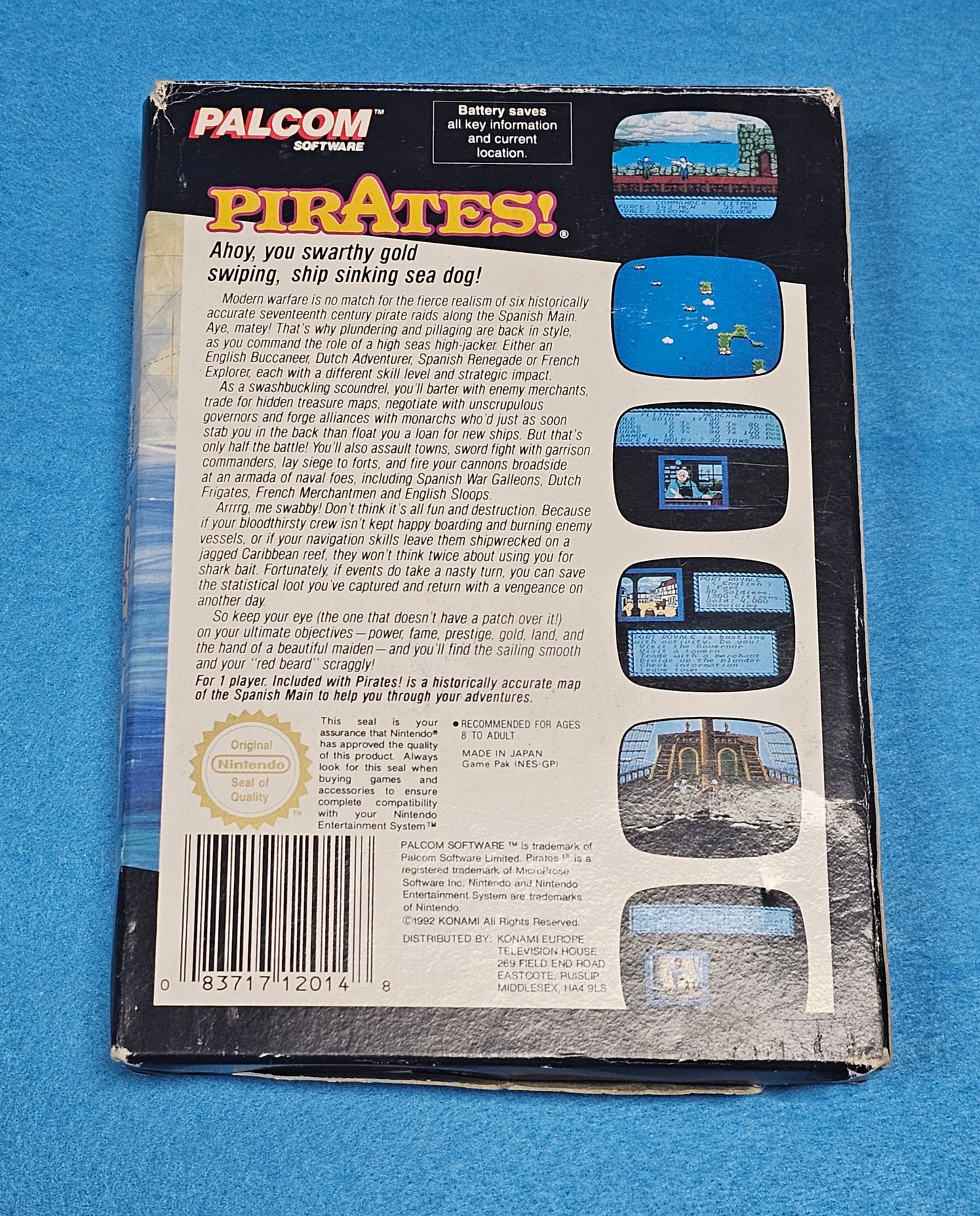 LOT 078: Pirates! (PAL) - NES