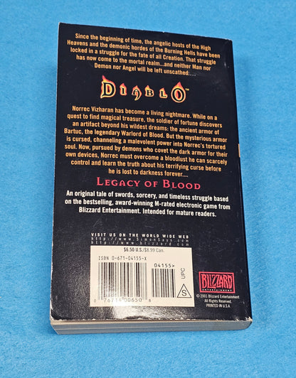 LOT 071: Diablo Legacy of Blood (Book)