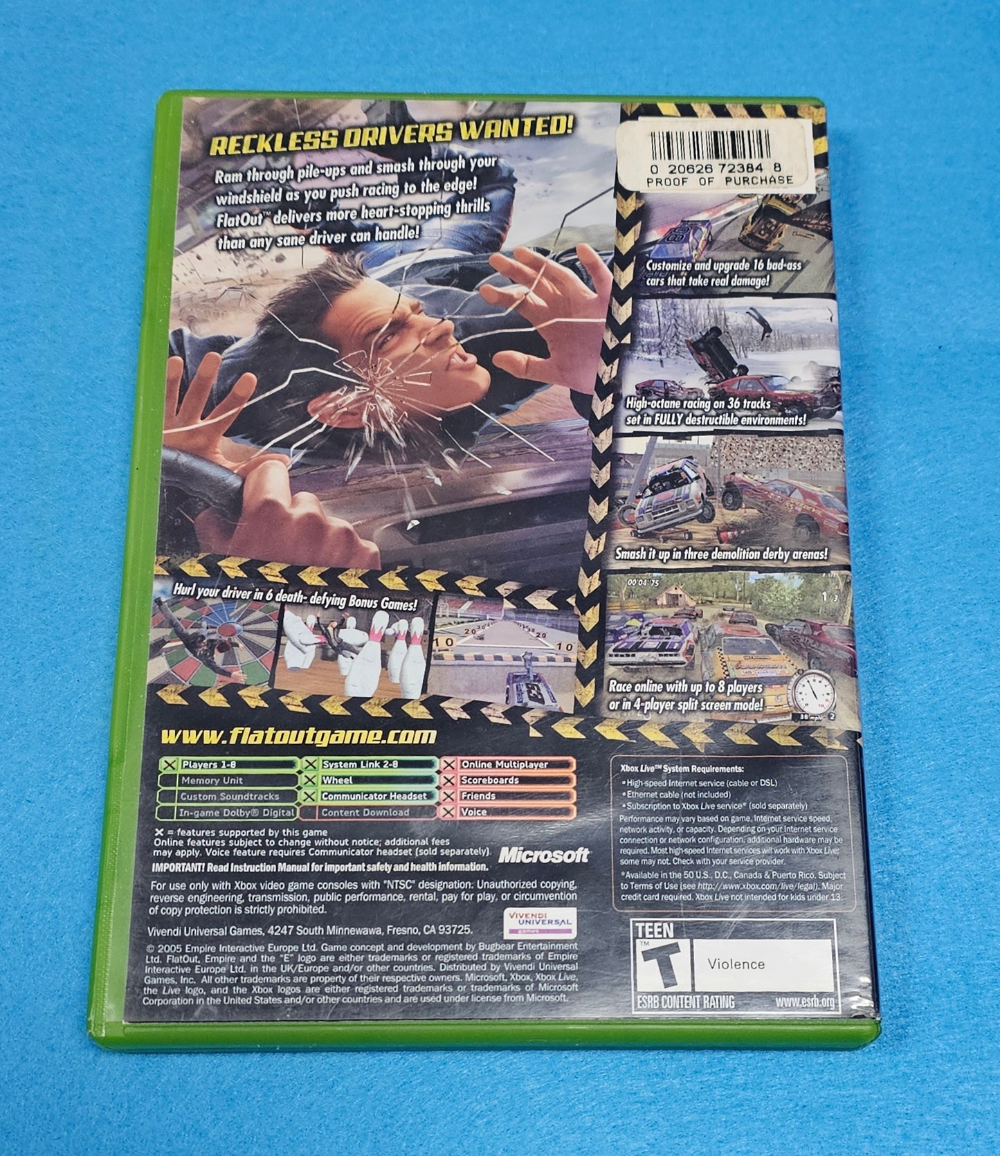 LOT 029: FlatOut - XBox
