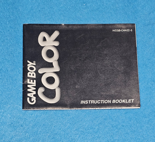LOT 140: Game Boy Color Manual