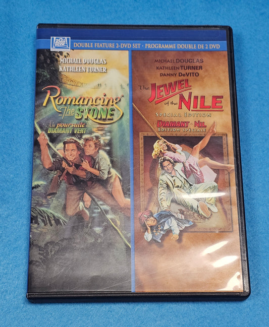 LOT 123: Romancing the Stone / Jewel of the Nile - DVD