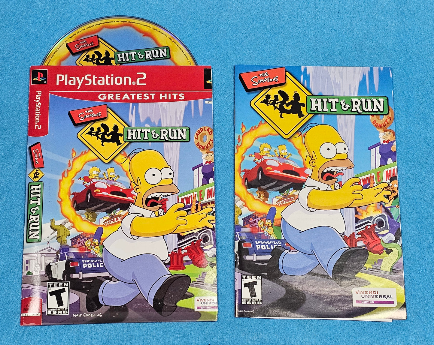 PS2- Simpsons: Hit & Run
