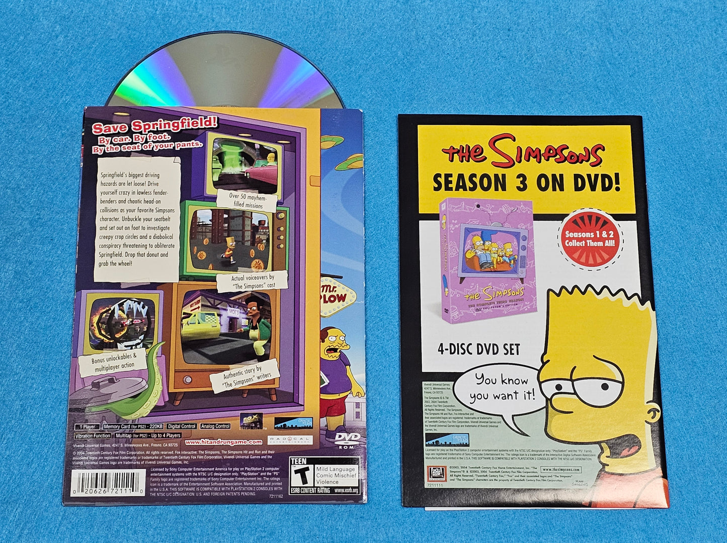 PS2- Simpsons: Hit & Run