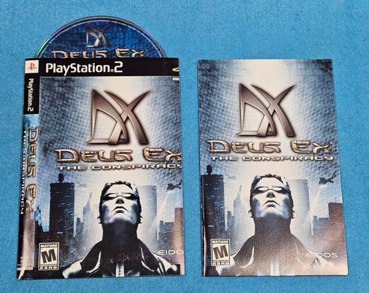 PS2- Deus Ex: The Conspiracy