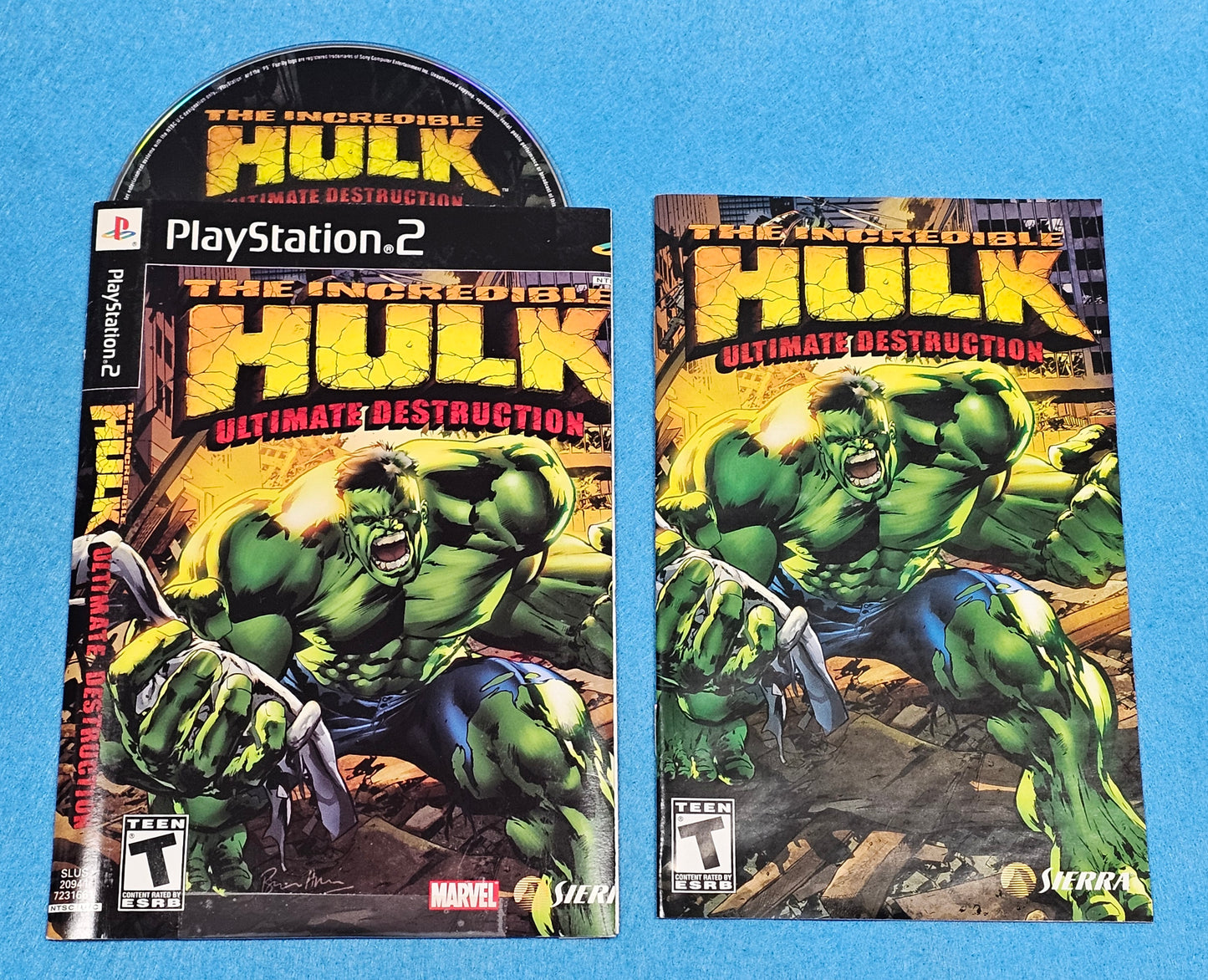 PS2- Incredible Hulk: Ultimate Destruction