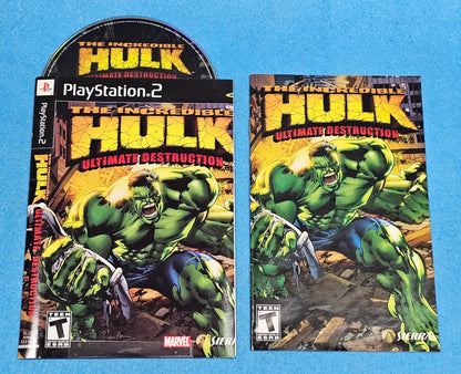 PS2- Incredible Hulk: Ultimate Destruction
