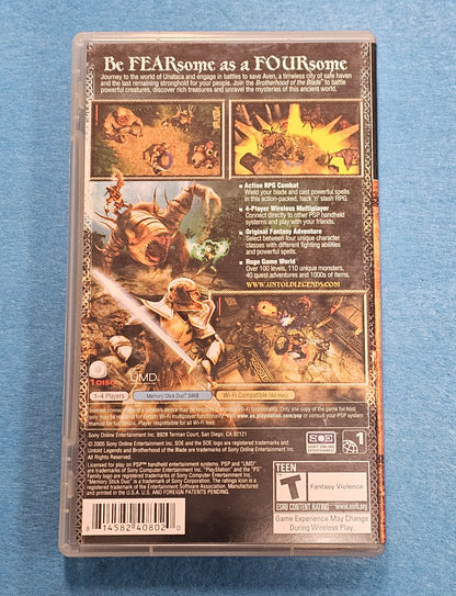 104: Untold Legends - PSP