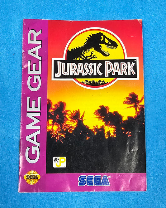 076: Jurassic Park Game Gear Manual