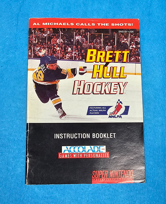 080: Brett Hull Hockey Manual - SNES
