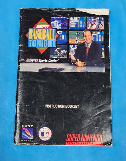 083: ESPN Baseball Tonight Manual - SNES