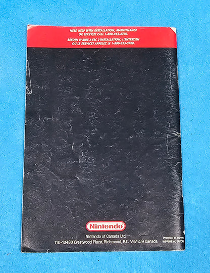082: Super Tennis Manual - SNES