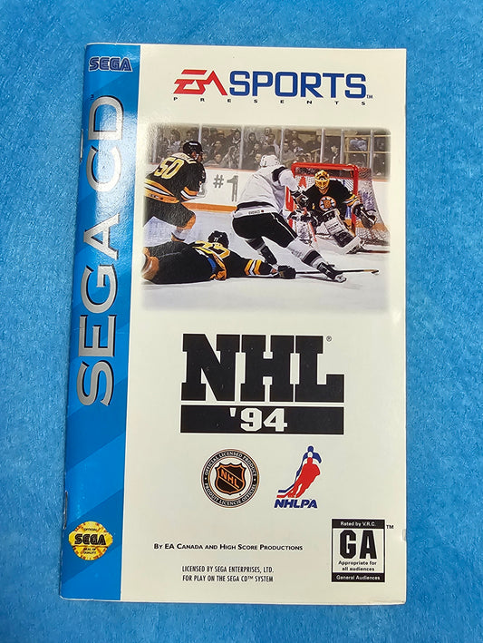 051: NHL 94 Manual - Sega CD
