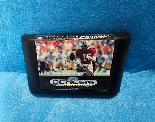 017: NFL Sports Talk Football '93 Starring Joe Montana -Sega Genesis