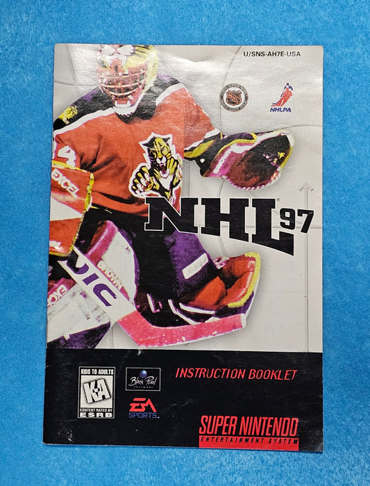 106: NHL 97 Manual - SNES