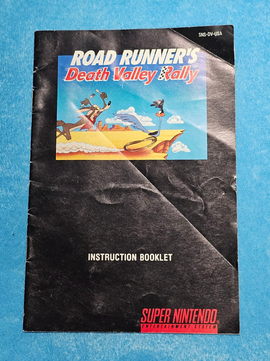099: Road Runner's Death Valley Rally Manual - SNES