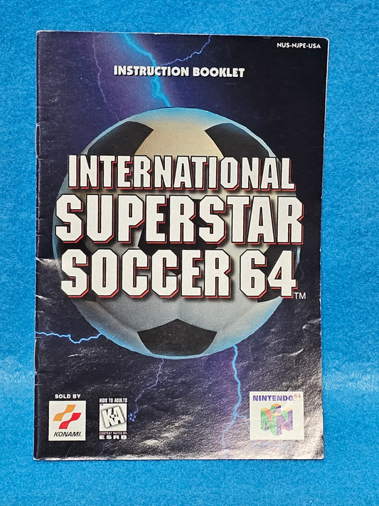 067: International Soccer Superstar 64 Manual - N64