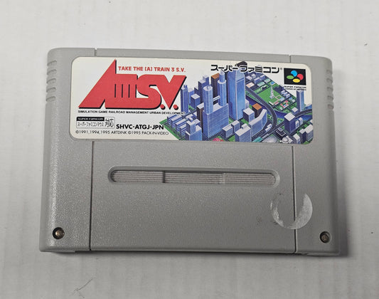 050: Take the [A] Train 3 S.V. / AIII S.V. (Japan Import) - Super Famicom