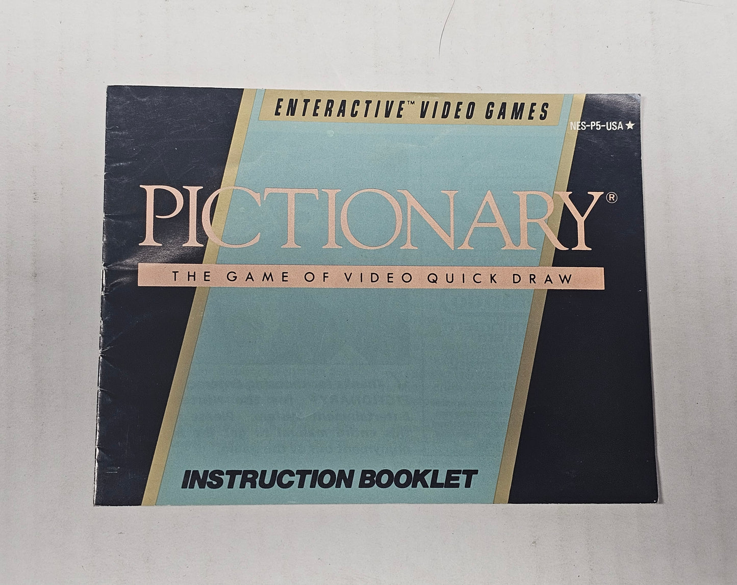115: Pictionary Manual - NES
