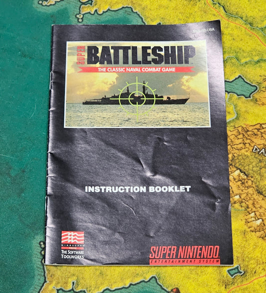 110: Battleship Manual - SNES
