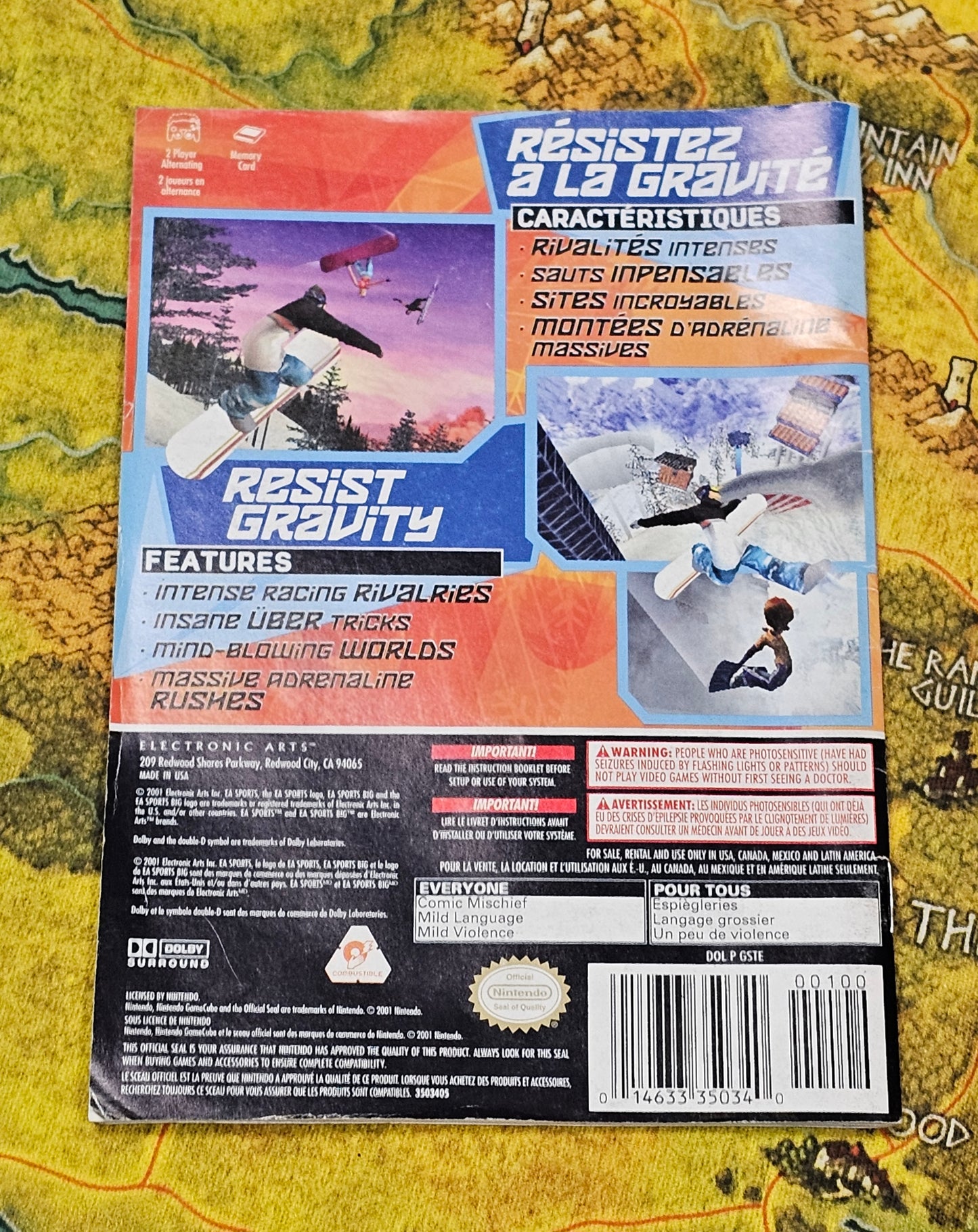 112: SSX Tricky Manual - GameCube