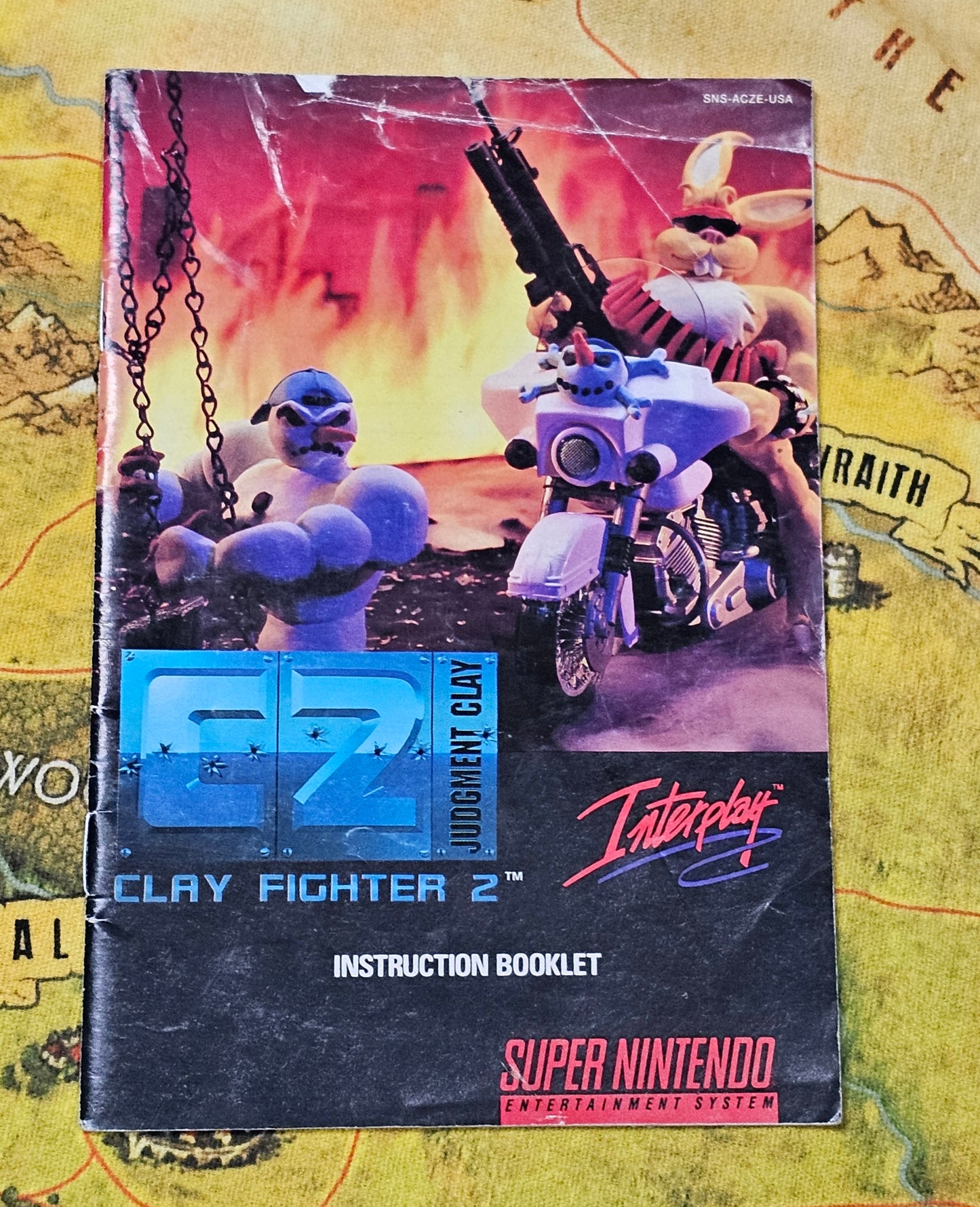 108: Clay Fighter 2 Manual - SNES
