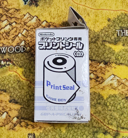012: Nintendo Game Boy Pocket Printer Print Seal Paper