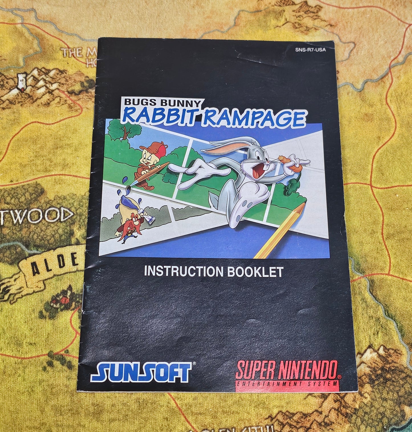 142: Bugs Bunny Rabbit Rampage Manual - SNES