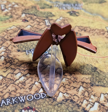 124: Miniature of Sisko's Bajoran Lightship "Baraka" Micro Machine