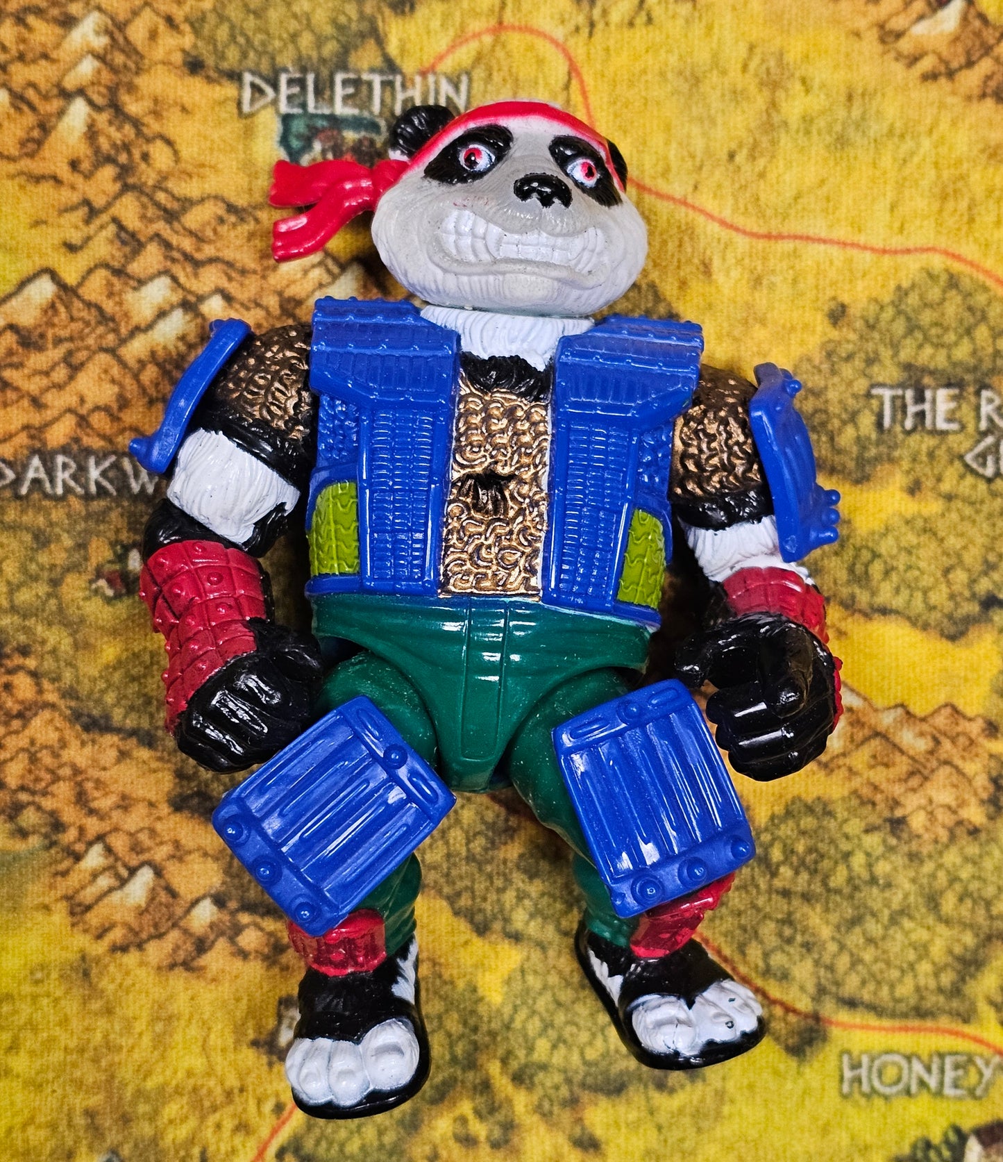 133: 1990 Panda Khan Action Figure (TMNT)