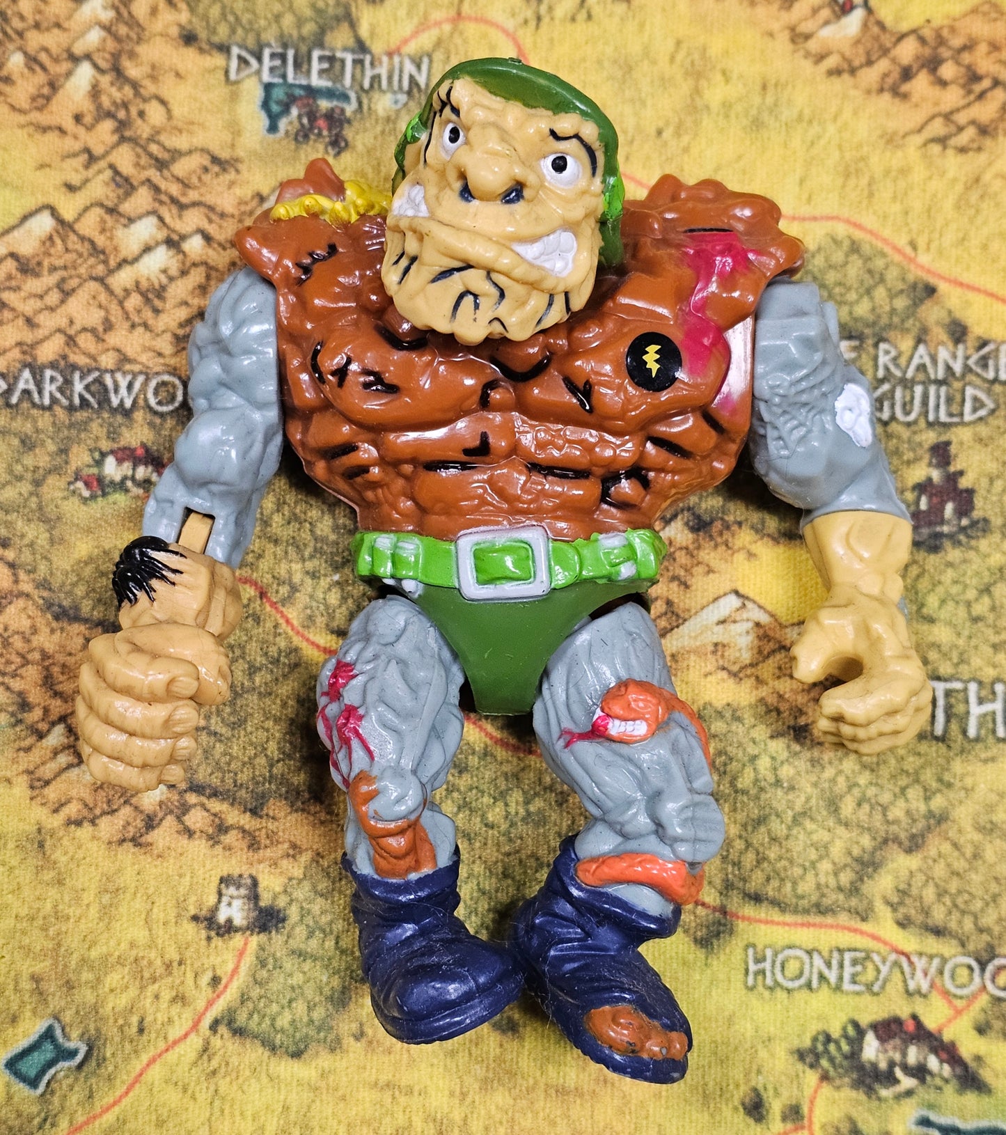 134: 1989 General Traag Action Figure (TMNT)
