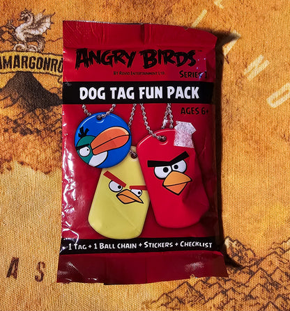 098: Angry Birds Dog Tag Fun Pack