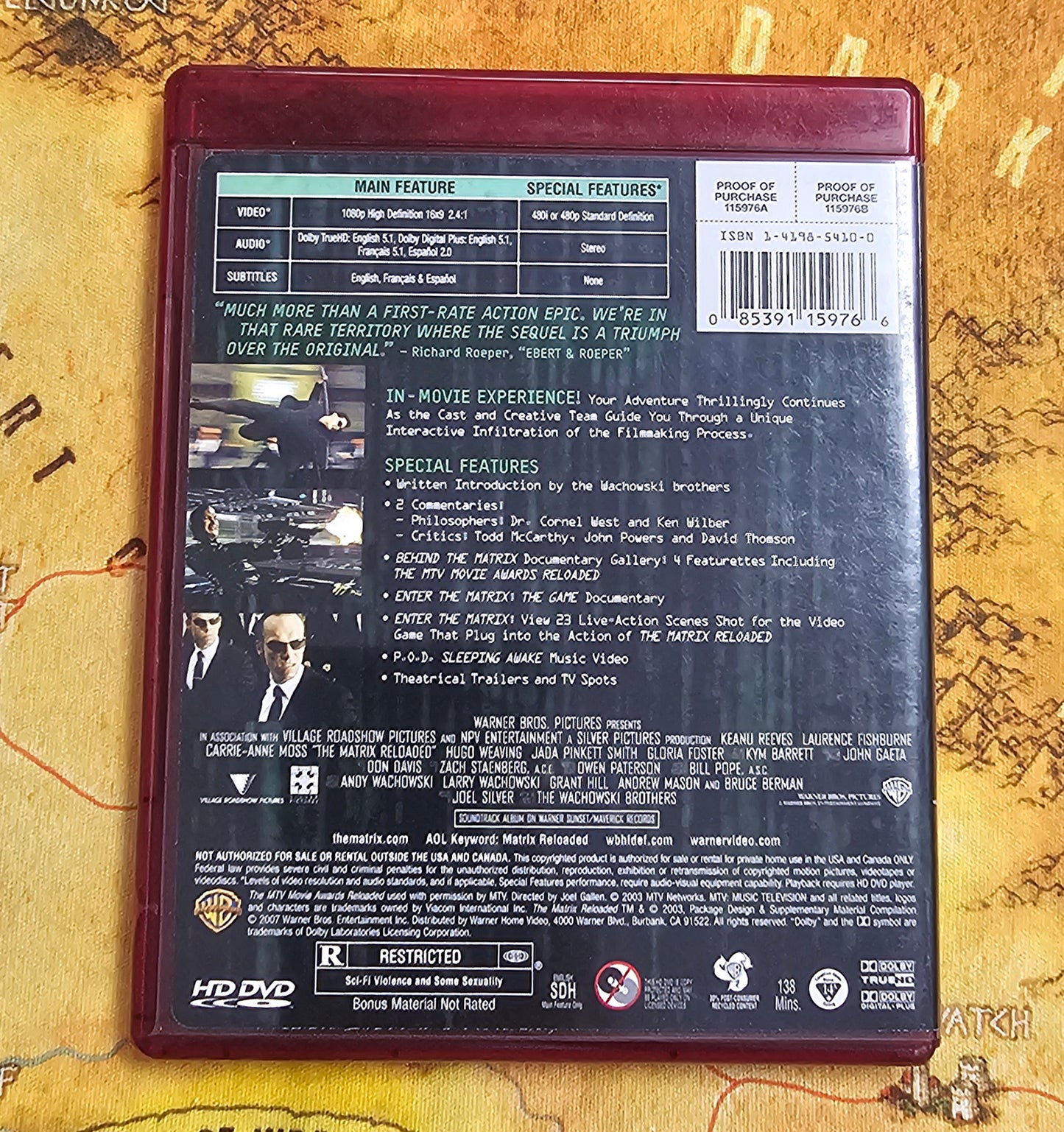 141: Matrix Reloaded - DVD