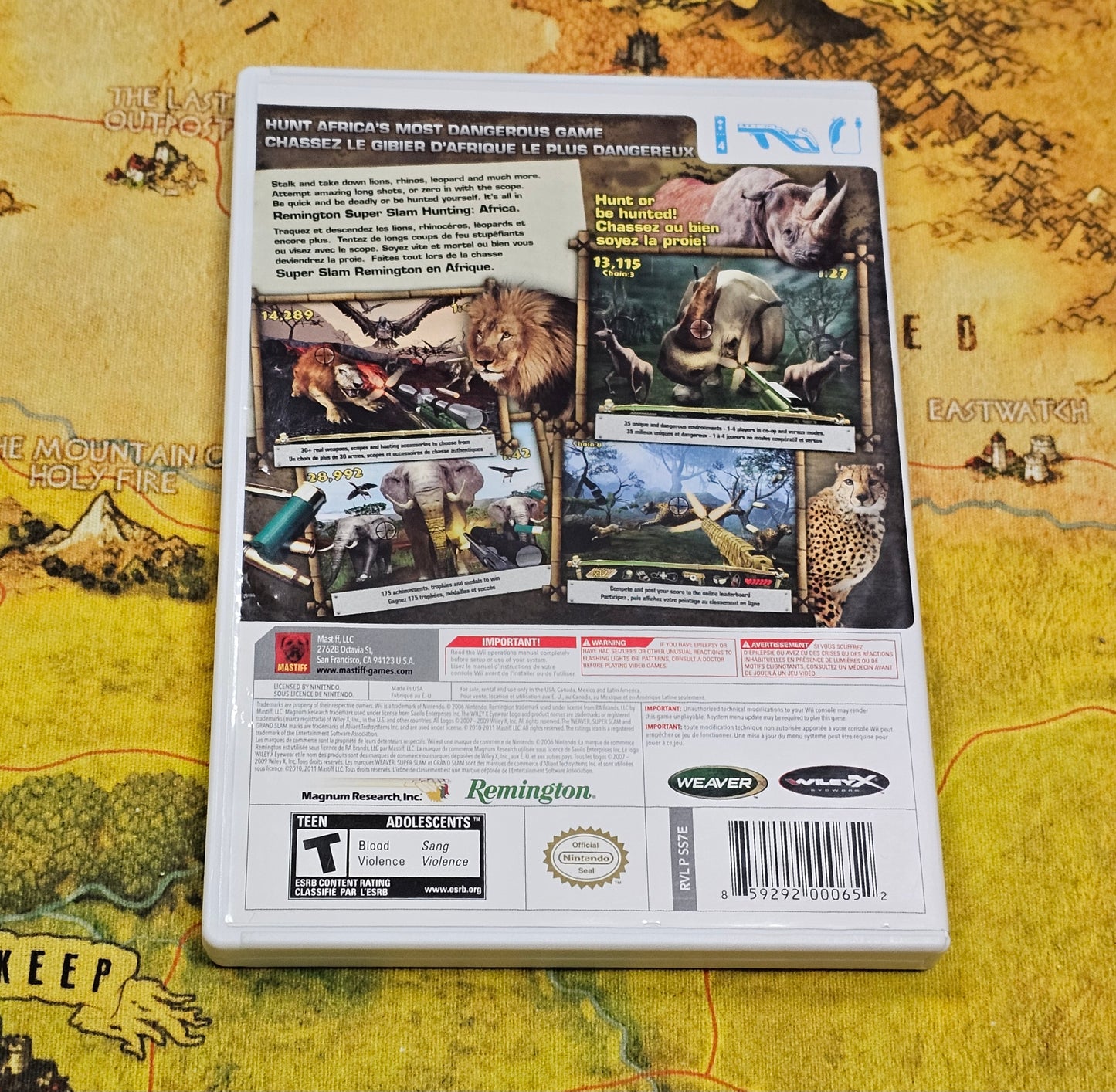 212: Remington Super Slam Hunting: Africa - Wii