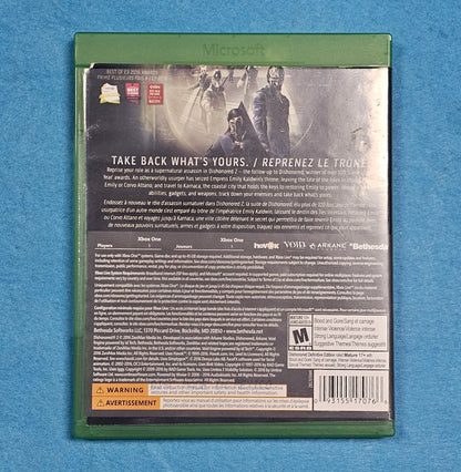 016: Dishonored 2 - XBox One