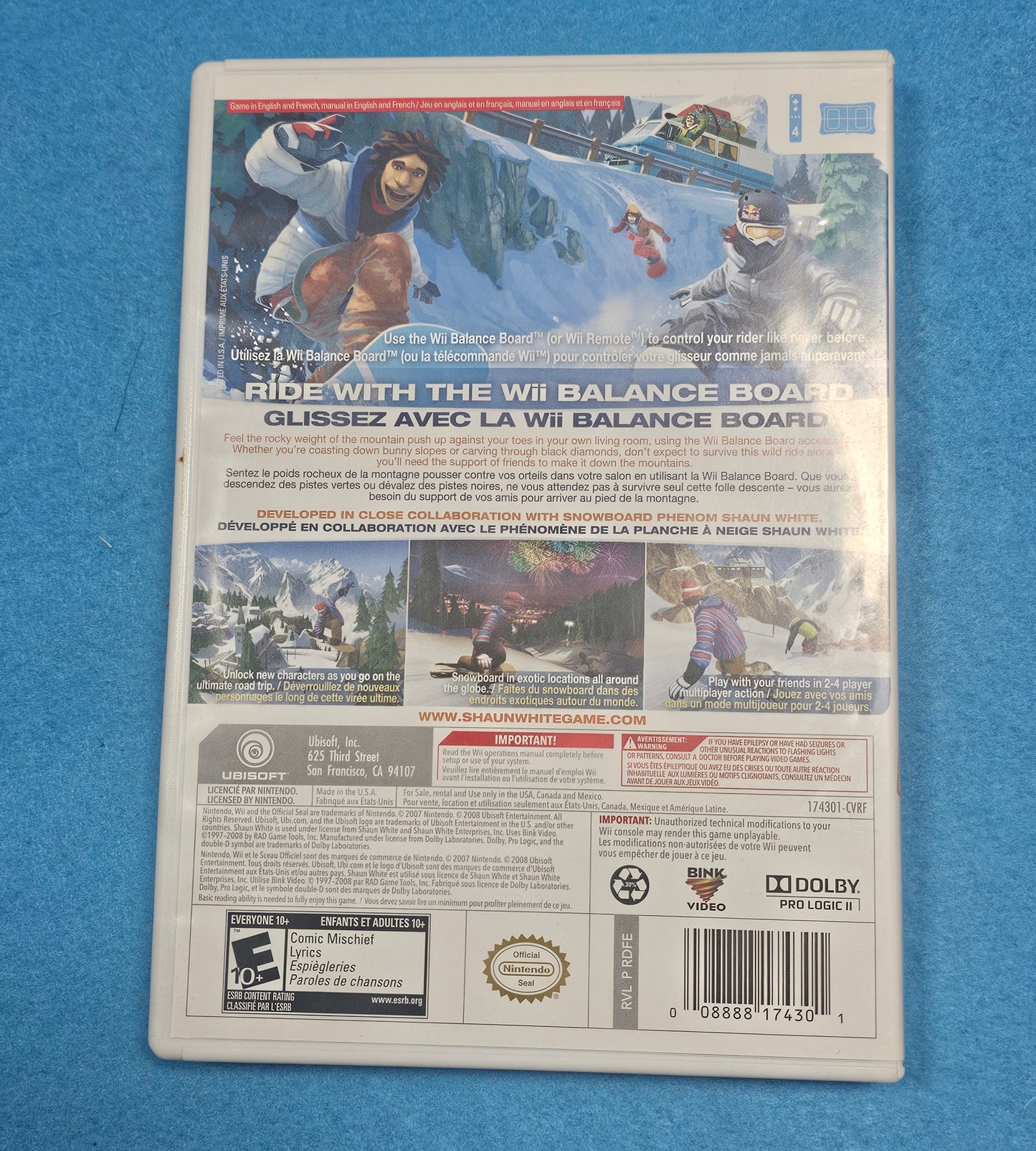 048: Shaun White Snowboarding: Road Trip - Wii