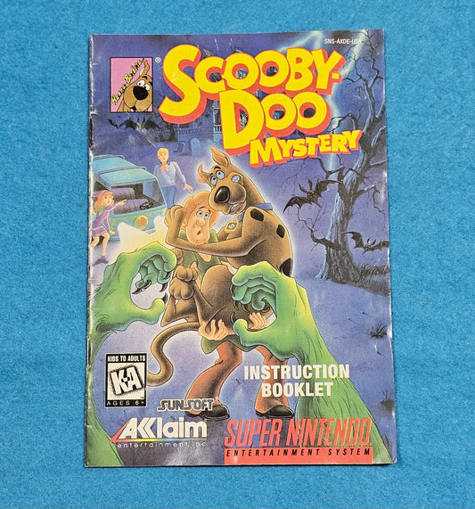 126: Scooby Doo Mystery Manual - SNES