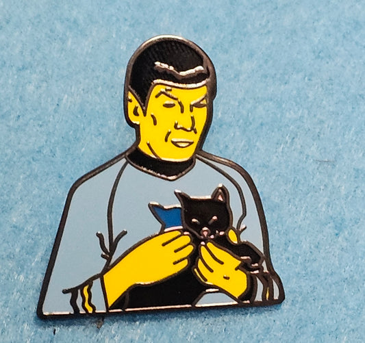 007: Spock and Cat Pin