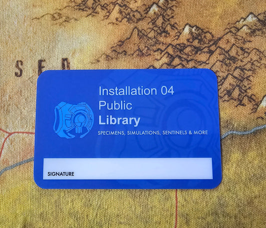 081: Halo Library Card